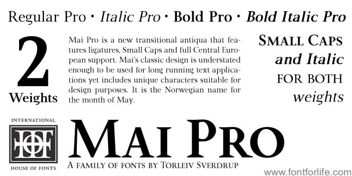 Mai font