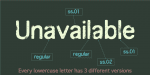 Overloaded Font