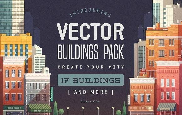 Vector Buildings Pack Free Download