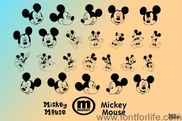 Mickey M TFB Font