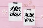 Split Letter Name Font