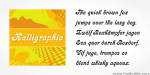 Kalligraphia Font