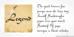 Legend Script Font