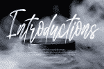 The Black Out Brush Font