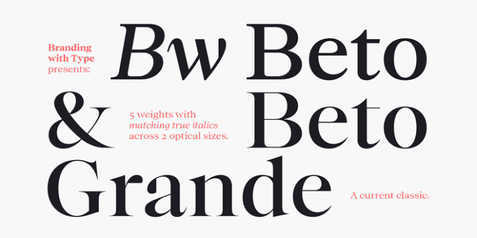 Bw Beto Font