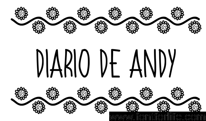 DIARIO DE ANDY Font