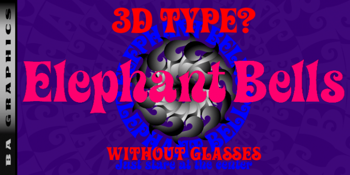 Elephant Bells - Groovy Funky Typeface