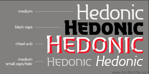 Hedonic Font
