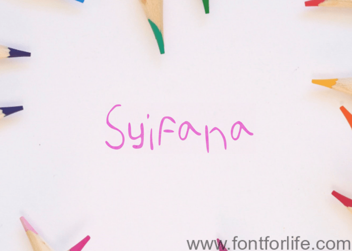 Syifana Font