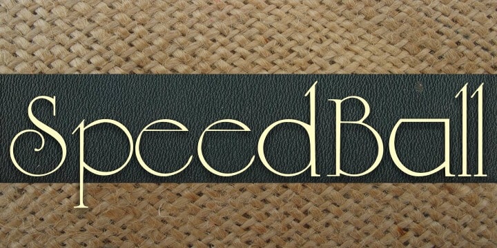 Speedball Font