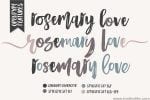 Rosemary Love Script Font