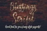Blessings Script Font