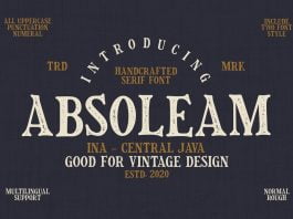 Absoleam Vintage Rough Font