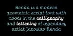 Benda Font Family