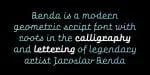 Benda Font Family