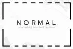 NORMAL - Minimal Sans Font