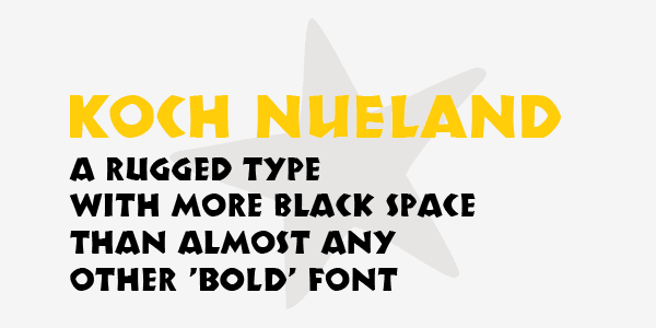 Koch Font