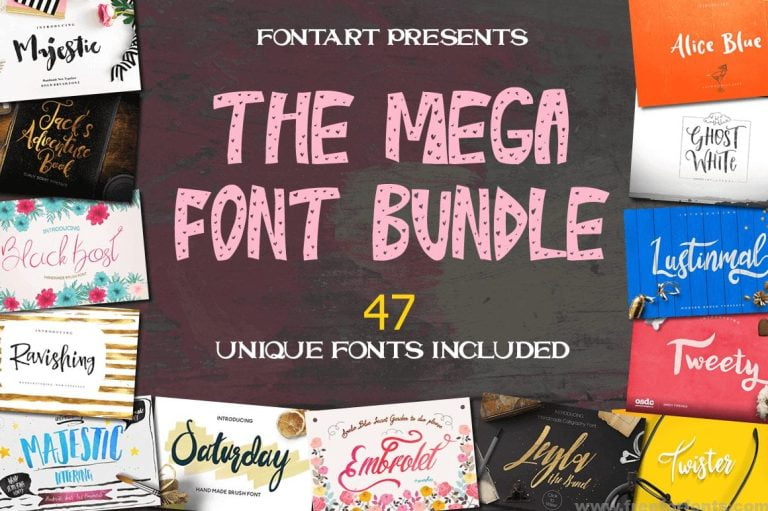 47 Professional Handcrafted Fonts Free Download