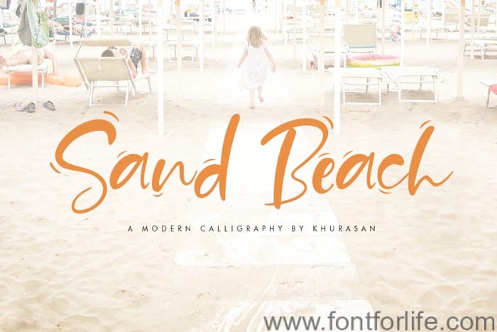 Sand Beach Font