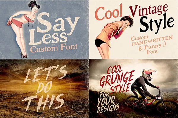 6 Hand Drawn Fonts