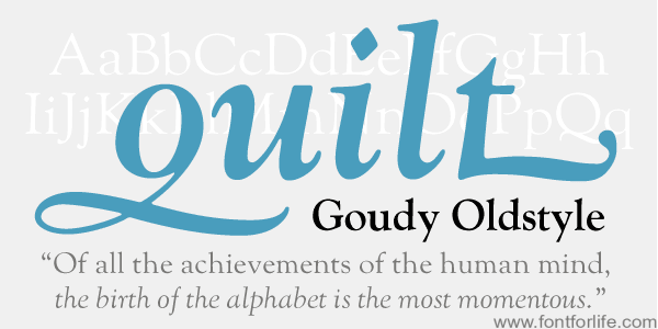 Goudy Oldstyle Font