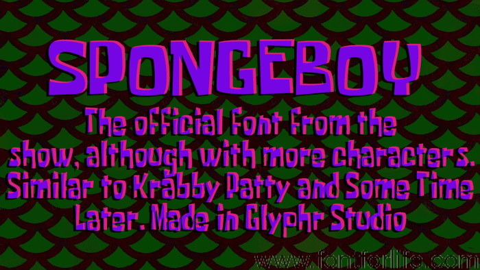 Spongeboy Font
