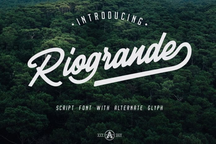 Riogrande script Font