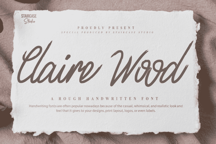 Claire Wood Font