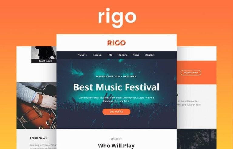 Rigo – Responsive Email and Newsletter Template