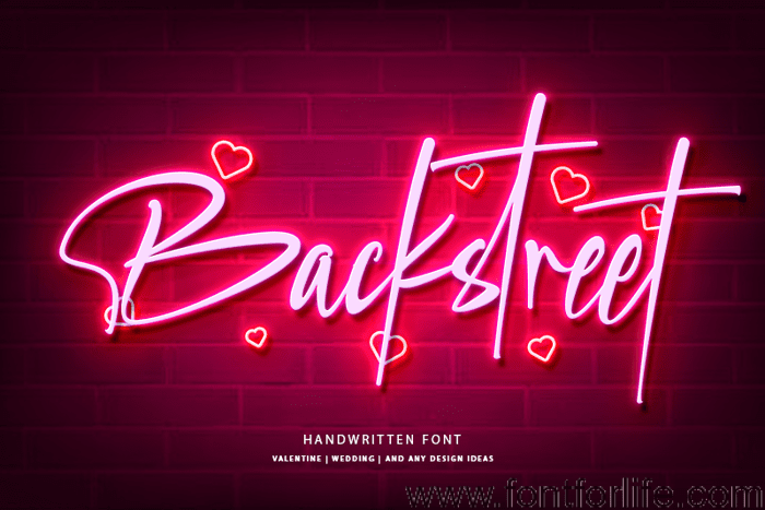 Backstreet Font