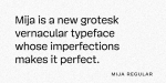 Mija Font
