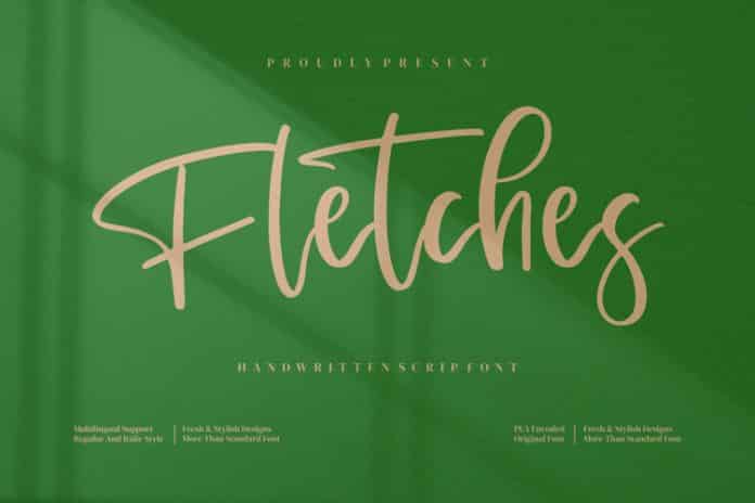 Fletches Font