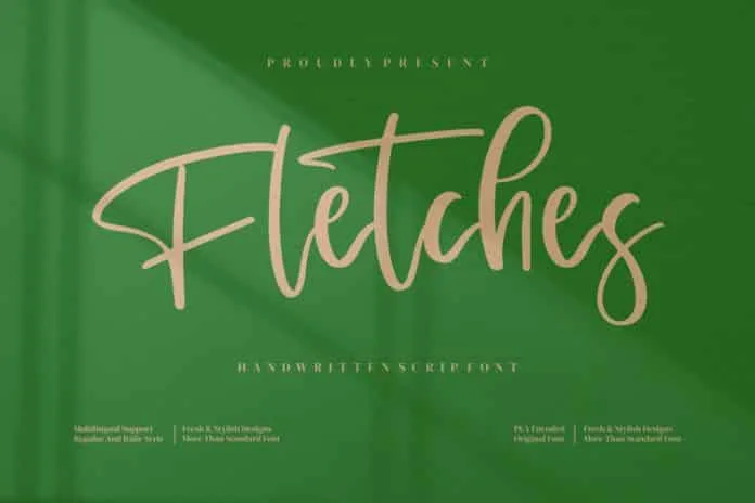 Fletches Font