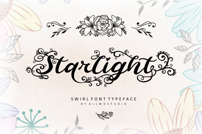 Starlight Curly Script Font