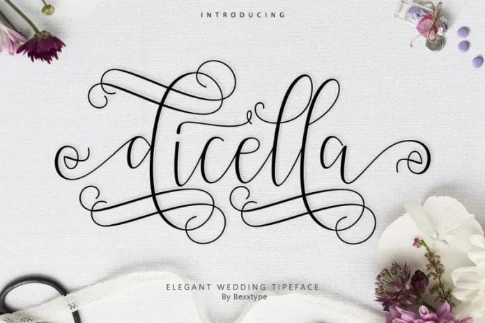 Dicella Script Font