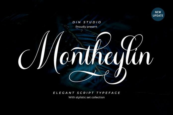Montheylin-Calligraphy Font