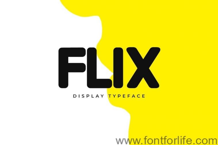 FLIX – Unique Display / Logo Typeface
