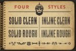 Clutch Family 4 Styles + Bonus Font