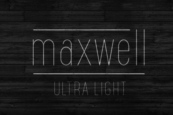 Maxwell Sans UltraLight Font