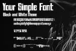 A Bolderside Font