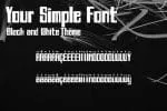 A Bolderside Font