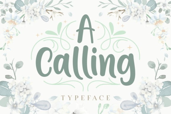 A Calling Font