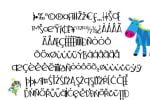 A Dorky Print Font