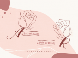 A Pair of Roses Font