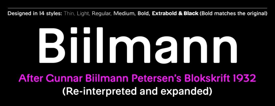 A2 Biilmann Font Family