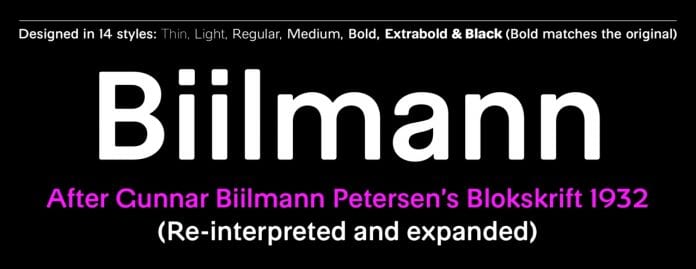 A2 Biilmann Font Family