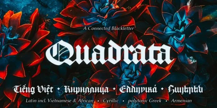 AJ Quadrata Font Family