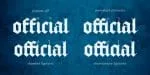 AJ Quadrata Font Family