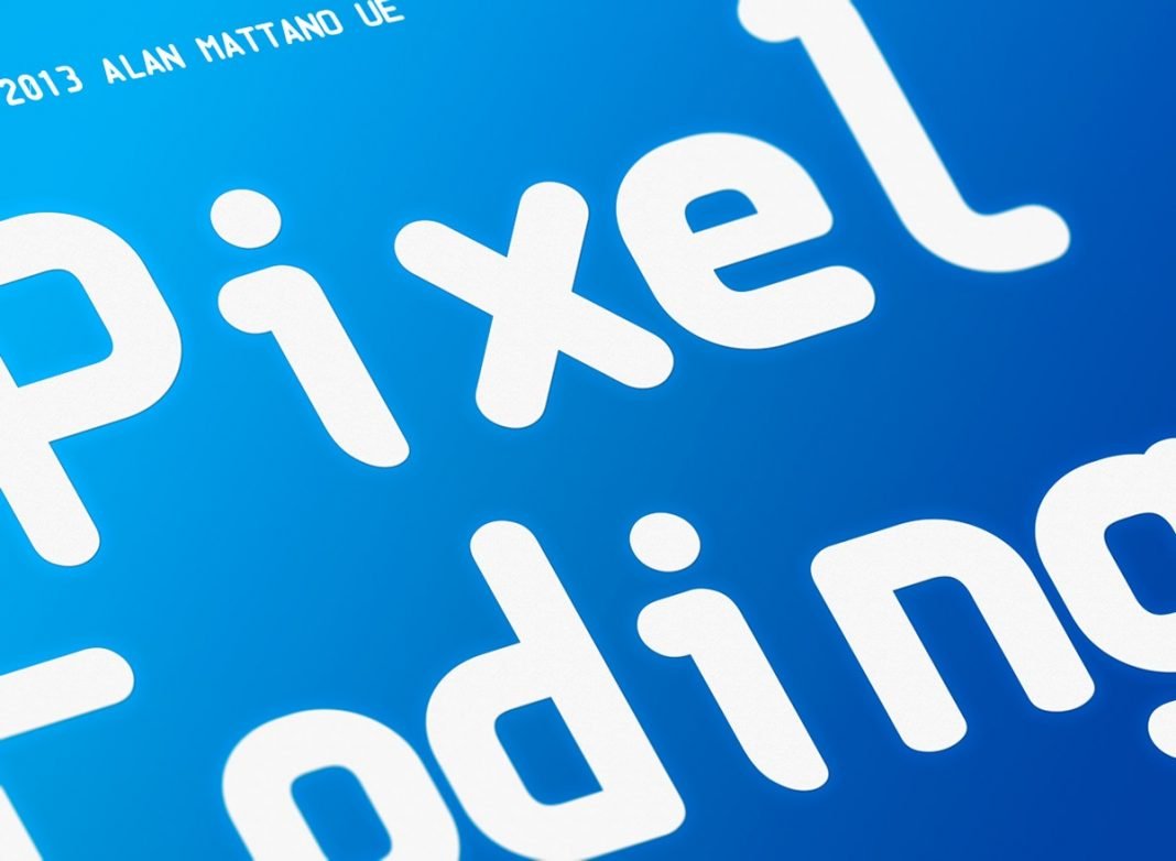 AM Pixel Coding Font