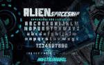 AN Alien Spaceship - Strong Bold Font